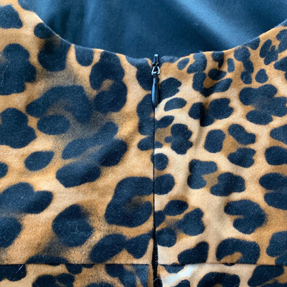 Leopard Peplum Dress - Picture 4 of 6